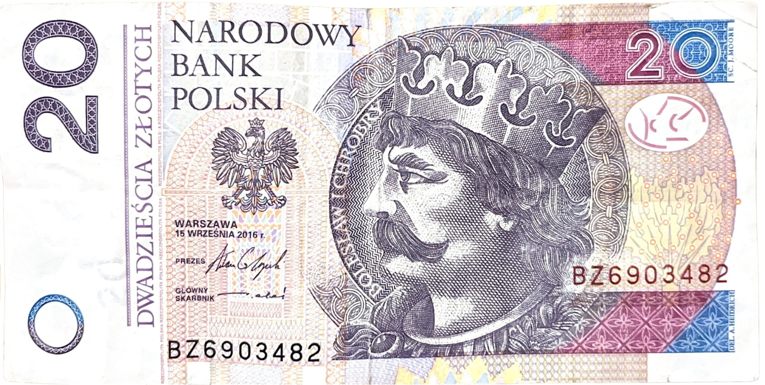 Wiedza o królach/władcach Polski z banknotów 48