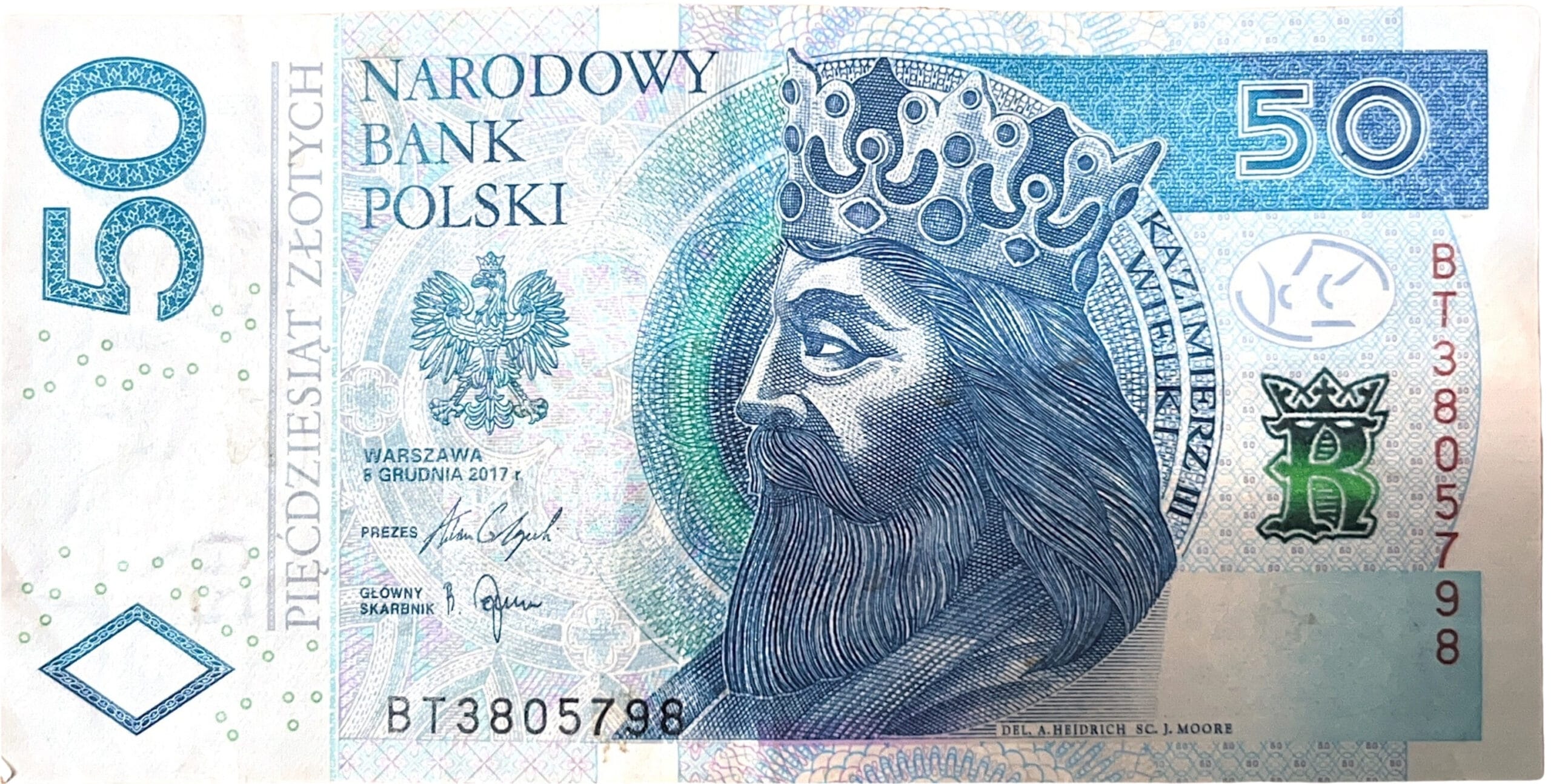 Wiedza o królach/władcach Polski z banknotów 51